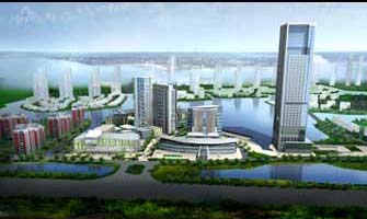 天津市大岛写字楼商业课题施工